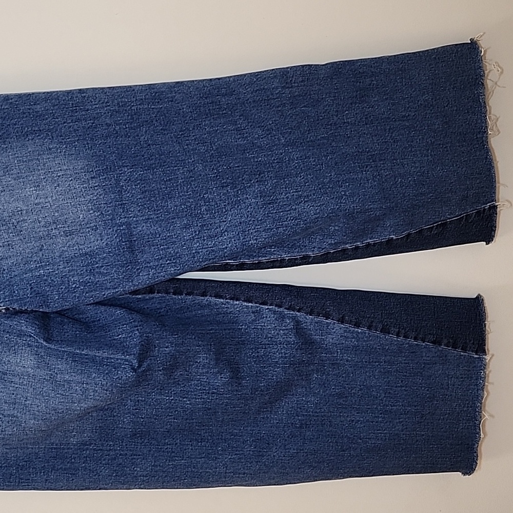 Madewell Jeans Wide-Leg Crop Gusset Edition Size 27 - Picture 14 of 16